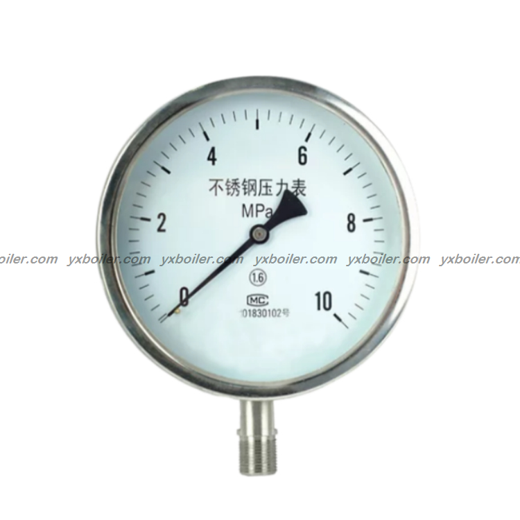 boiler pressure gauge steam pressure monitoring instrument