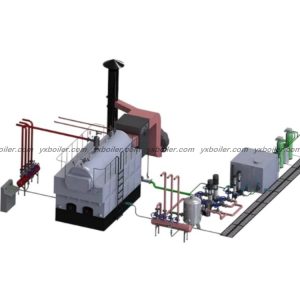 DZH single drum fixed grate coal fired steam boiler