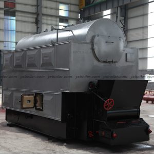 DZL single drum chain grate coal fired steam boiler