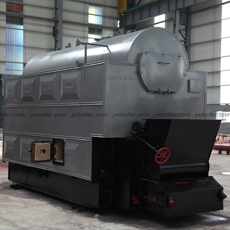 DZL single drum chain grate coal fired steam boiler