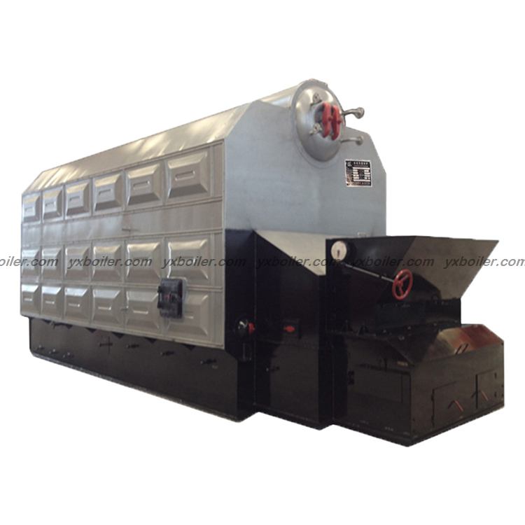 DZL single drum chain grate coal fired steam boiler