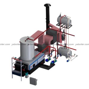 vertical chain grate coal fired thermal oil boiler