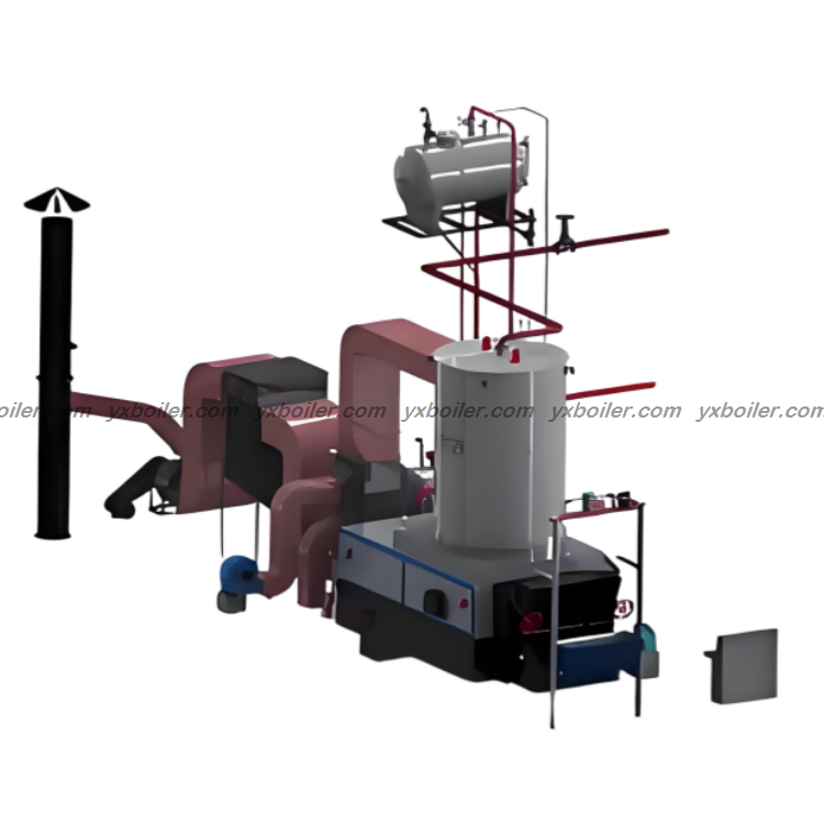 vertical chain grate coal fired thermal oil boiler