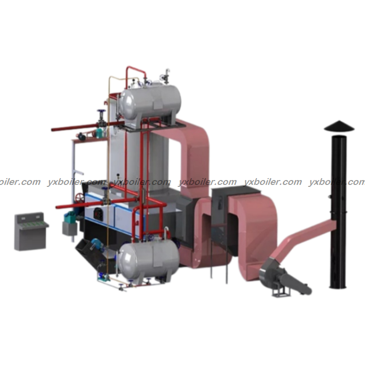 vertical chain grate coal fired thermal oil boiler
