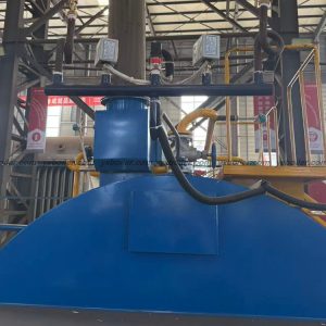 WNS oil gas fired steam boiler real installation site photo