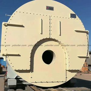 WNS oil gas fired steam boiler real installation site photo