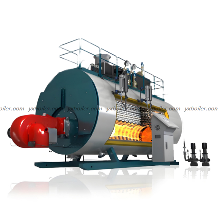 WNS series oil gas fired steam boiler white background product image