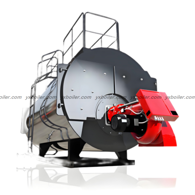 WNS series oil gas fired steam boiler white background product image
