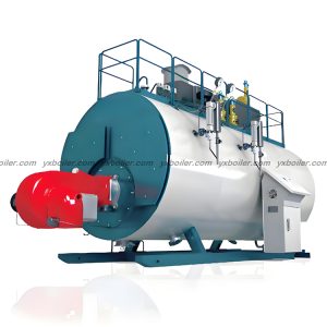 WNS series oil gas fired steam boiler white background product image