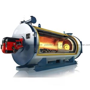 WNS series oil gas fired steam boiler white background product image