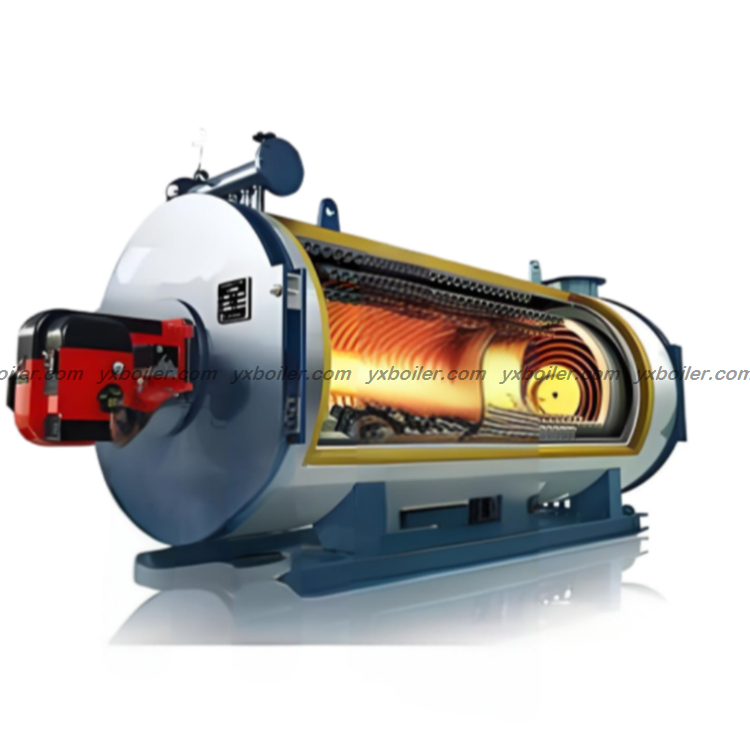 WNS series oil gas fired steam boiler white background product image