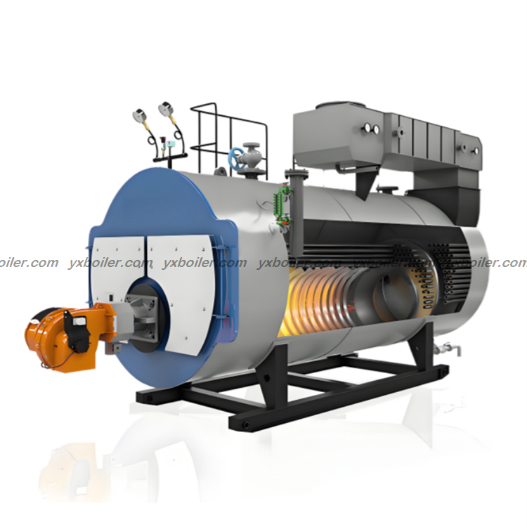 WNS series oil gas fired steam boiler white background product image