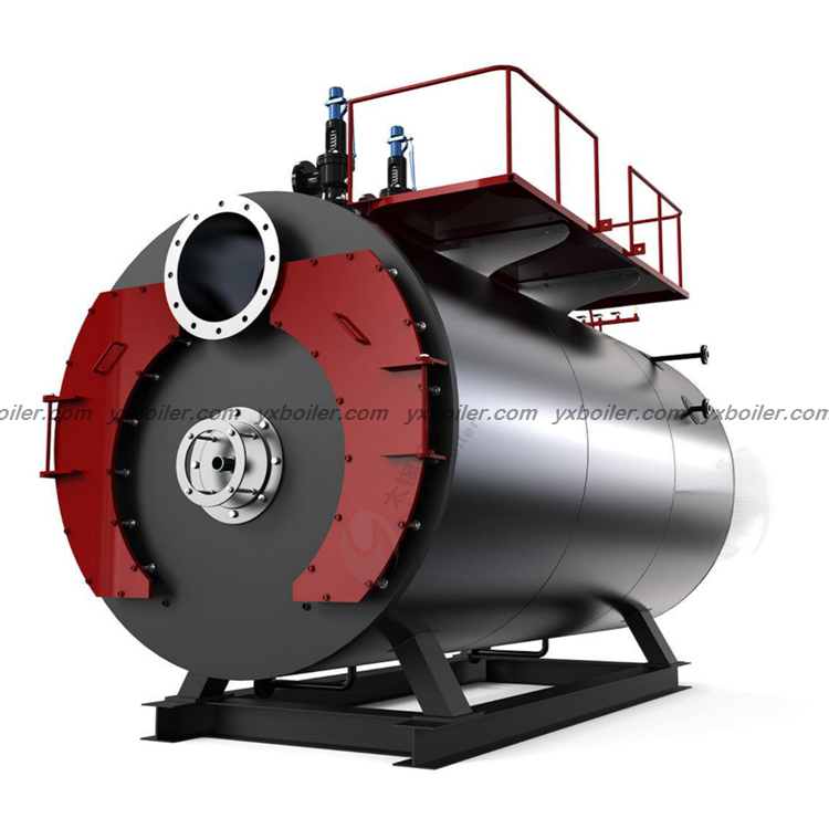 WNS series oil gas fired steam boiler white background product image