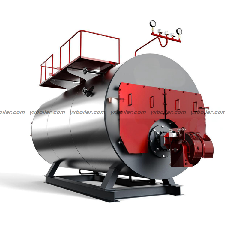 WNS series oil gas fired steam boiler white background product image