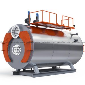 WNS series oil gas fired steam boiler white background product image