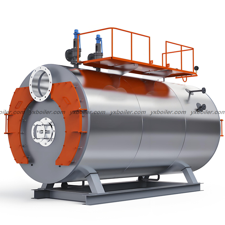 WNS series oil gas fired steam boiler white background product image