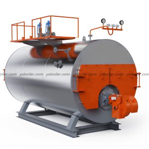 WNS series oil gas fired steam boiler white background product image