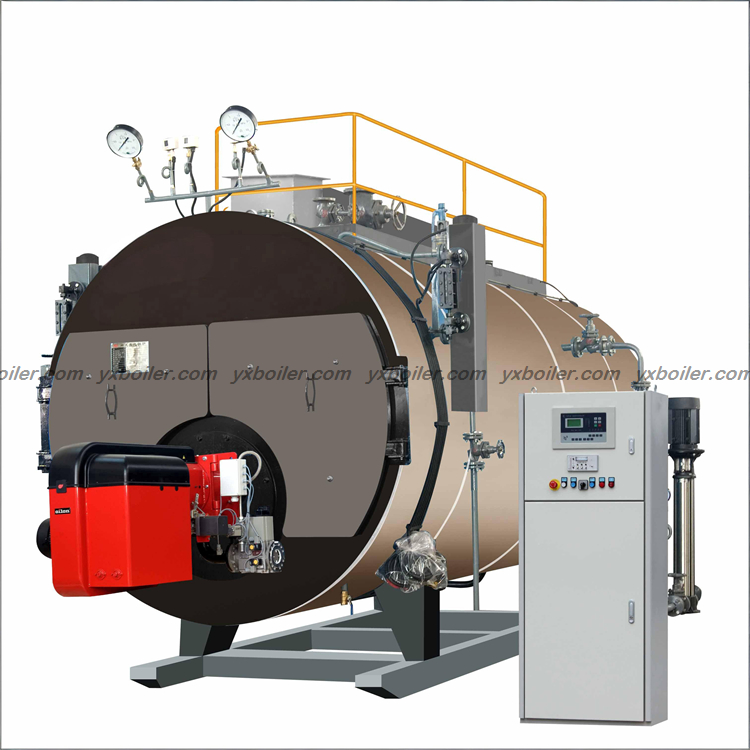 WNS series oil gas fired steam boiler white background product image