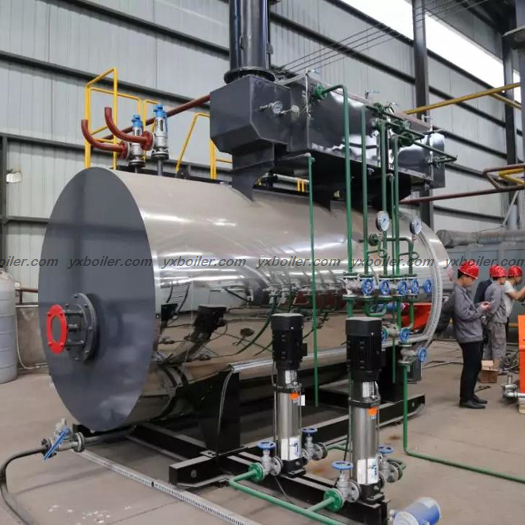 WNS series oil gas fired steam boiler industrial equipment photo